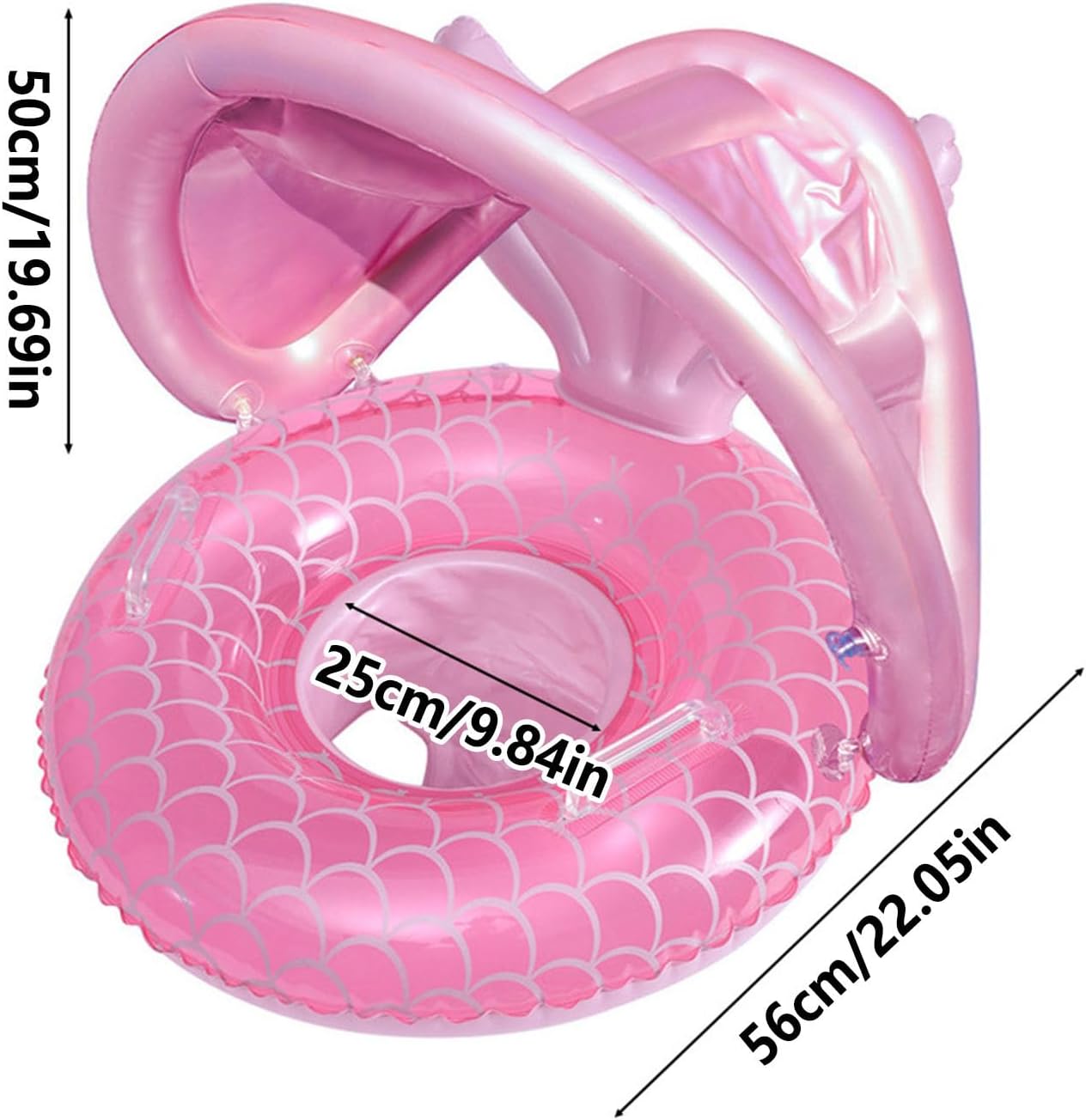 Kid Pool Toys - Comfortable Floating Seat Toys with Canopy | Kids Pool Float Canopy,for Home Backyard Outdoor Lake River Bath Bathroom Children Boys