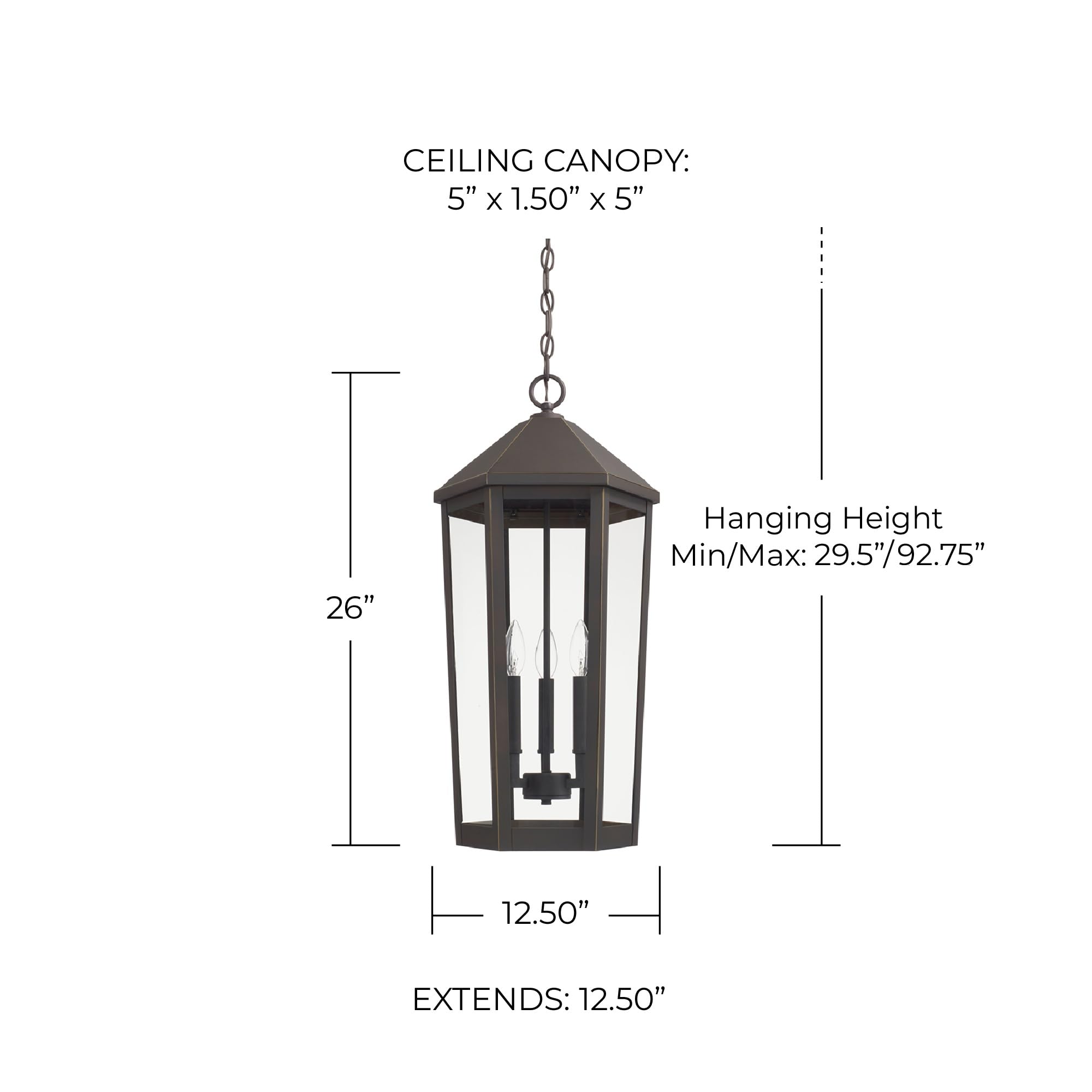 アルカディアGARLAND Capital Lighting 926933OZ Ellsworth Clear Glass Outdoor