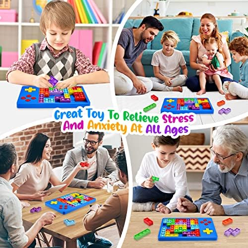 SAITCPRY Fidget Jigsaw Pop Game Sensory Toys Puzzles Brain Games for Kid Toys & Gifts