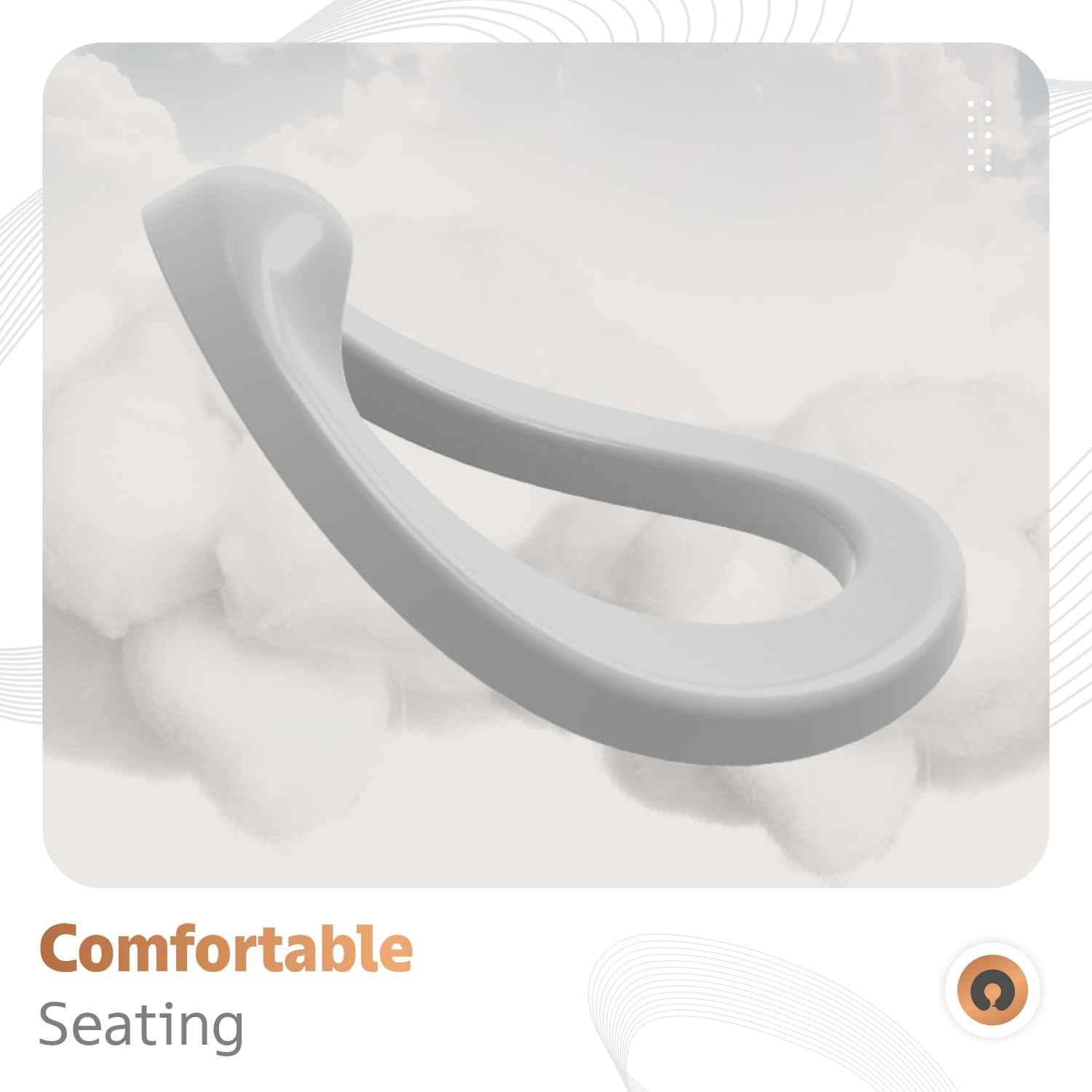 R for Rabbit Regal Potty Seat Training Seat for babies Soft & Comfortable for New Born Baby/Infant/Kids (Golden) 2