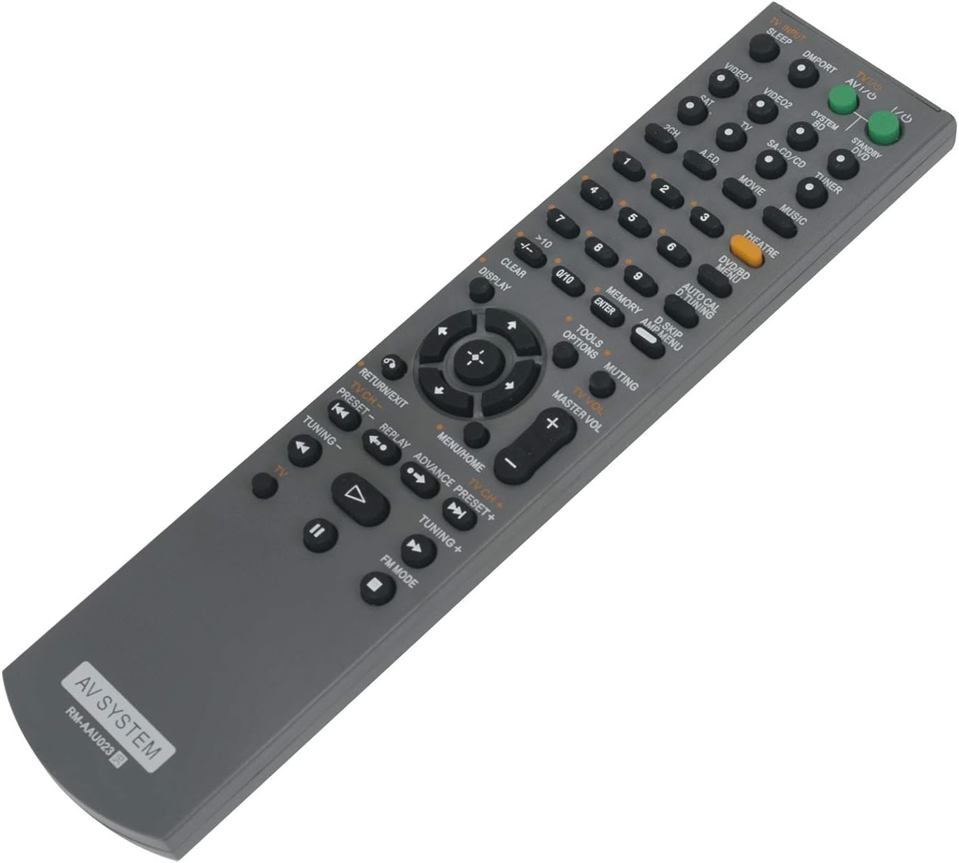 VINABTY RM-AAU023 RMAAU023 Replace Remote Control for Sony Blu-ray DVD Home Theatre System STR-DH700 HT-SS2300 HT-DDW7500 HT-SF2300 STR-KS2300 STR-KS2300 - Image 3