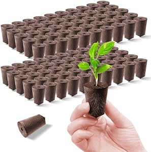 Amazon.com: hahalife 100 Hydroponic Seed Starter Pods, Replacement ...