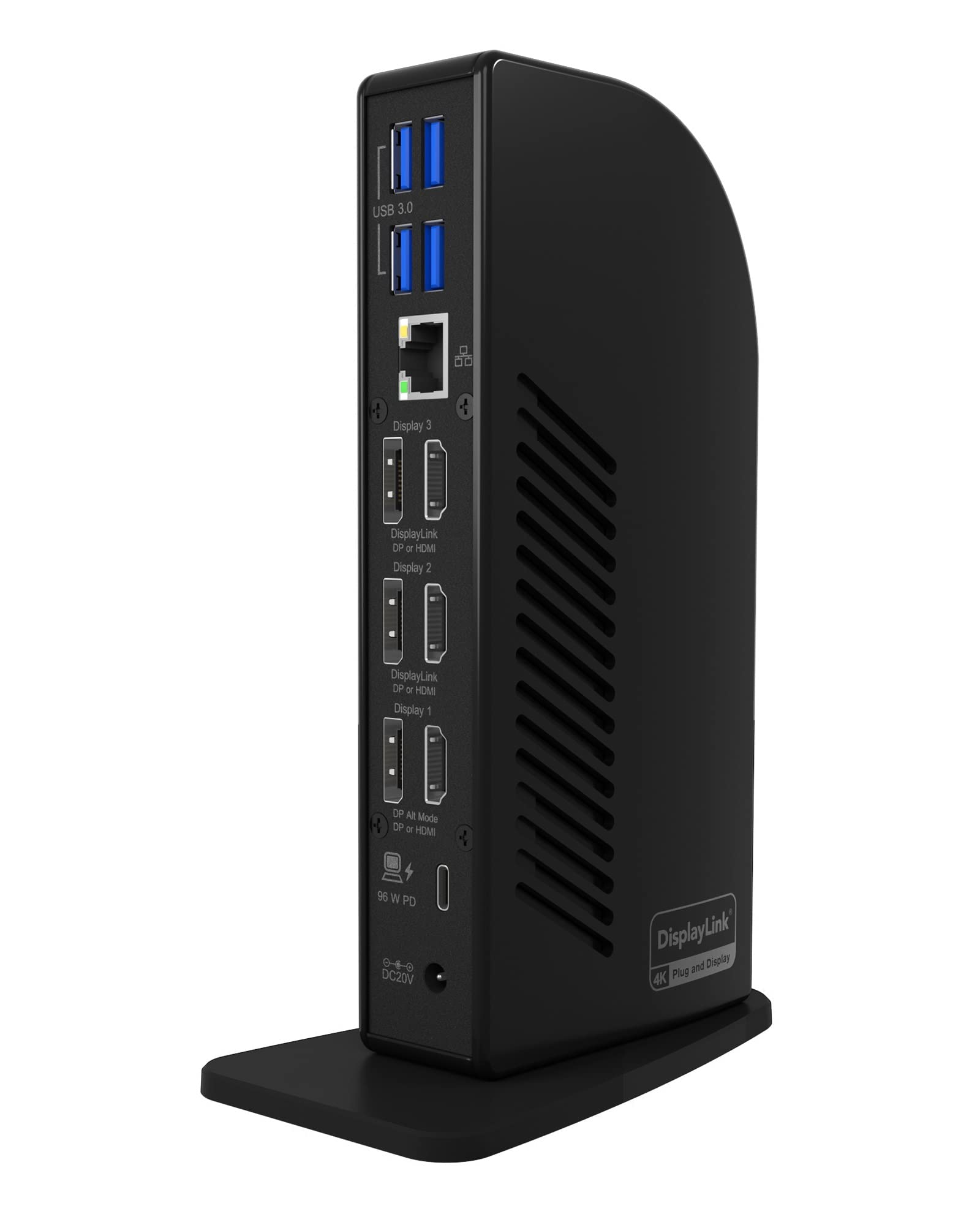 Icy Box USB-C DockingStation (15-in-1) für 3 Monitore (3x HDMI und 3x DP)