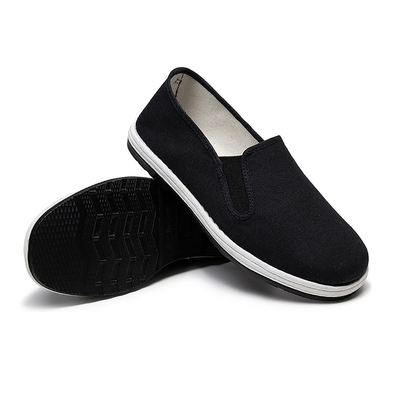 Scarpe da Lavoro da Chef, da Uomo, in Tessuto, Unisex, per Arti Marziali Tradizionali Cinesi, Casual, Sportive, con Suola in Gomma Antiscivolo, per Kung Fu Tai Chi, Scarpe in Tela