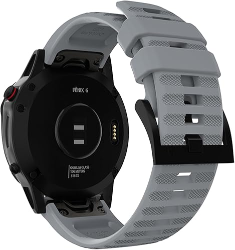 Miniatura 1 de lappets Correas de 0.866 pulgadas compatibles con Fenix 7Fenix 6 ProFenix 6 SapphireFenix 5Fenix 5 PlusForerunner 945, correa de silicona para