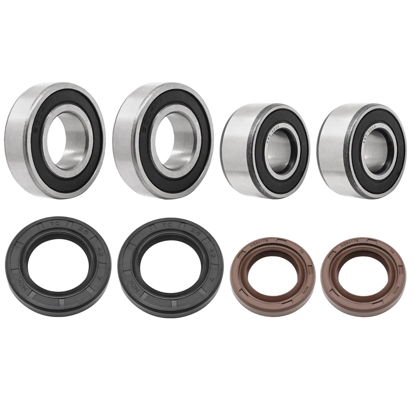 Cuscinetti e paraoli mozzo ruota anteriore per Suzuki LTR 450 LTZ 250 LT 230 LT 250 LT 500 QuadRacer 250 450 500 QuadSport 230 250 400 QuadRunner 230