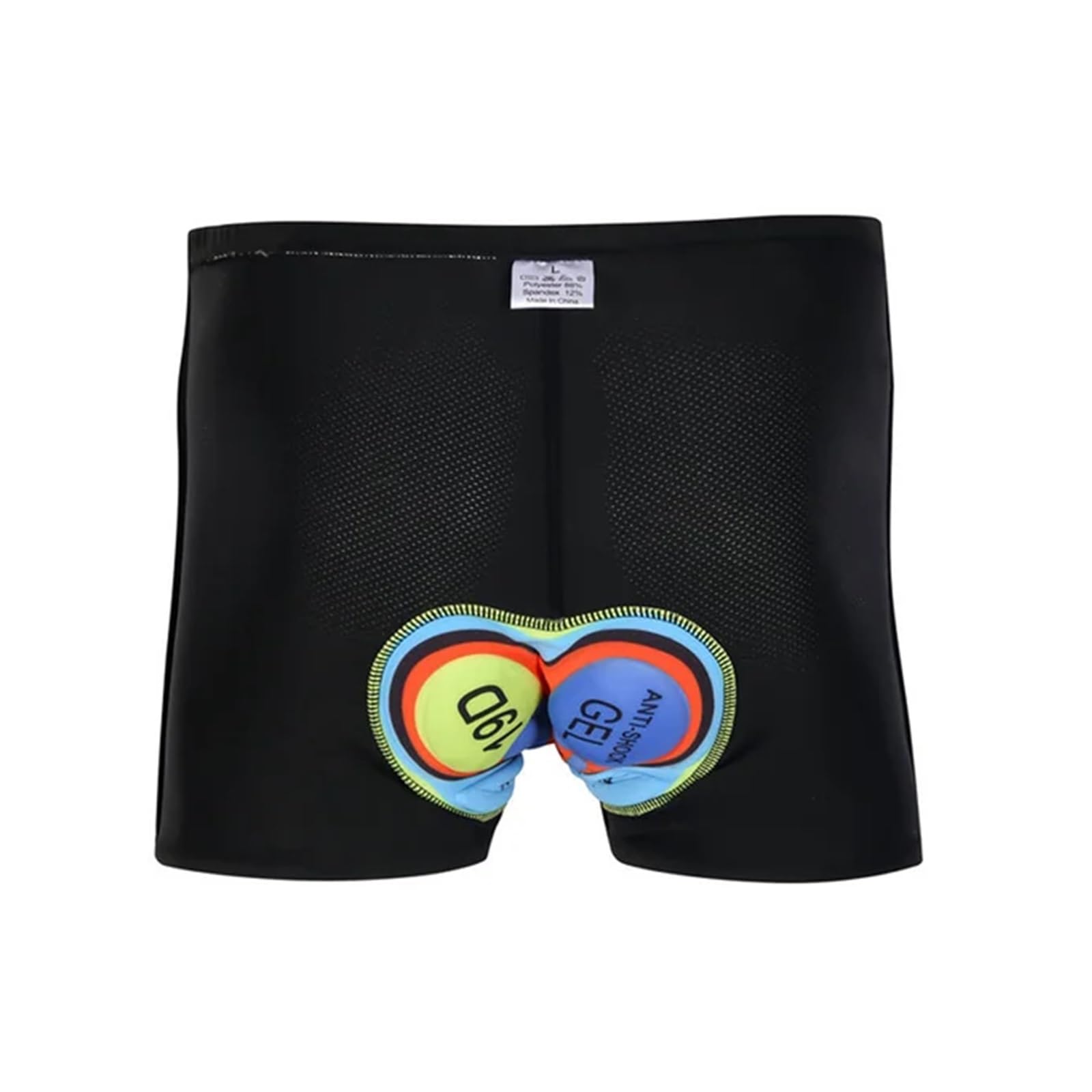 Pantaloncini Ciclismo Uomo Pantaloncini da Ciclismo con Imbottitura in Gel, Intimo PRO 9D 19D 20D, Mutande, Pantaloncini Neri, Bici, Mountain Bike(Color-3,5XL)