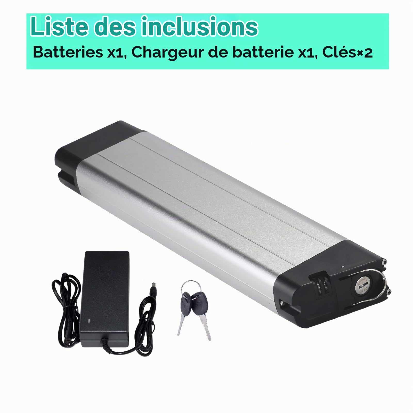 Ebike Batterie de Remplacement pour Zundapp Z101 vélo électrique Pliable 36V 7Ah 9Ah 10.5Ah vélo électrique Pliable Li-ION intégré avec Chargeur (36V 9Ah)