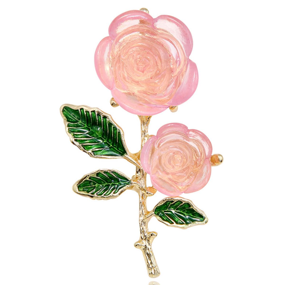 FAIRYGATE Rhinestone Brooch Clothing Jewellery Accessories Fashion Elegant Shiny Crystal Teardrop Brooches Wreath Pendent Lapel Pin，B36 — view 59