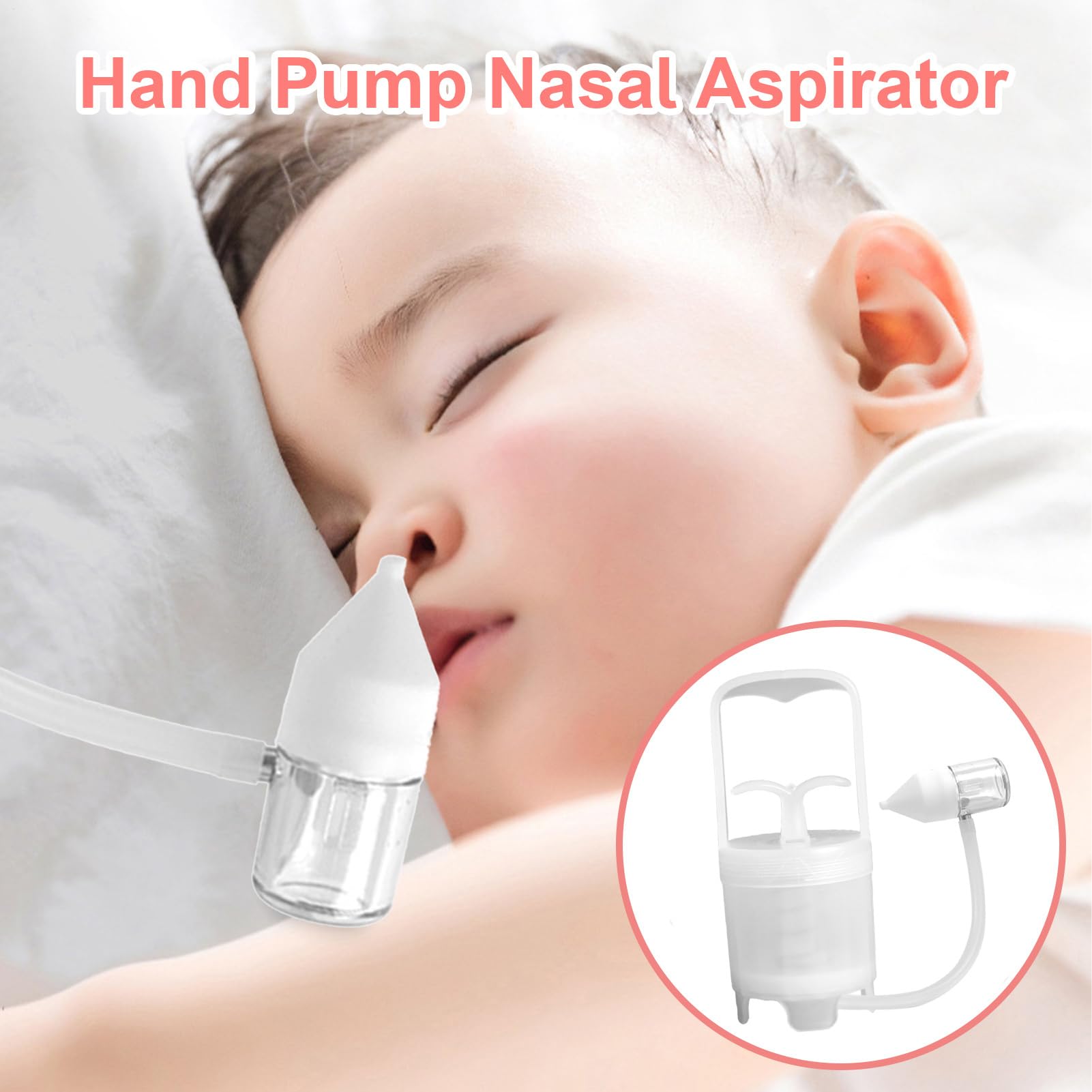 Aspirador nasal – Removedor manual de succión para – Extractor de mano