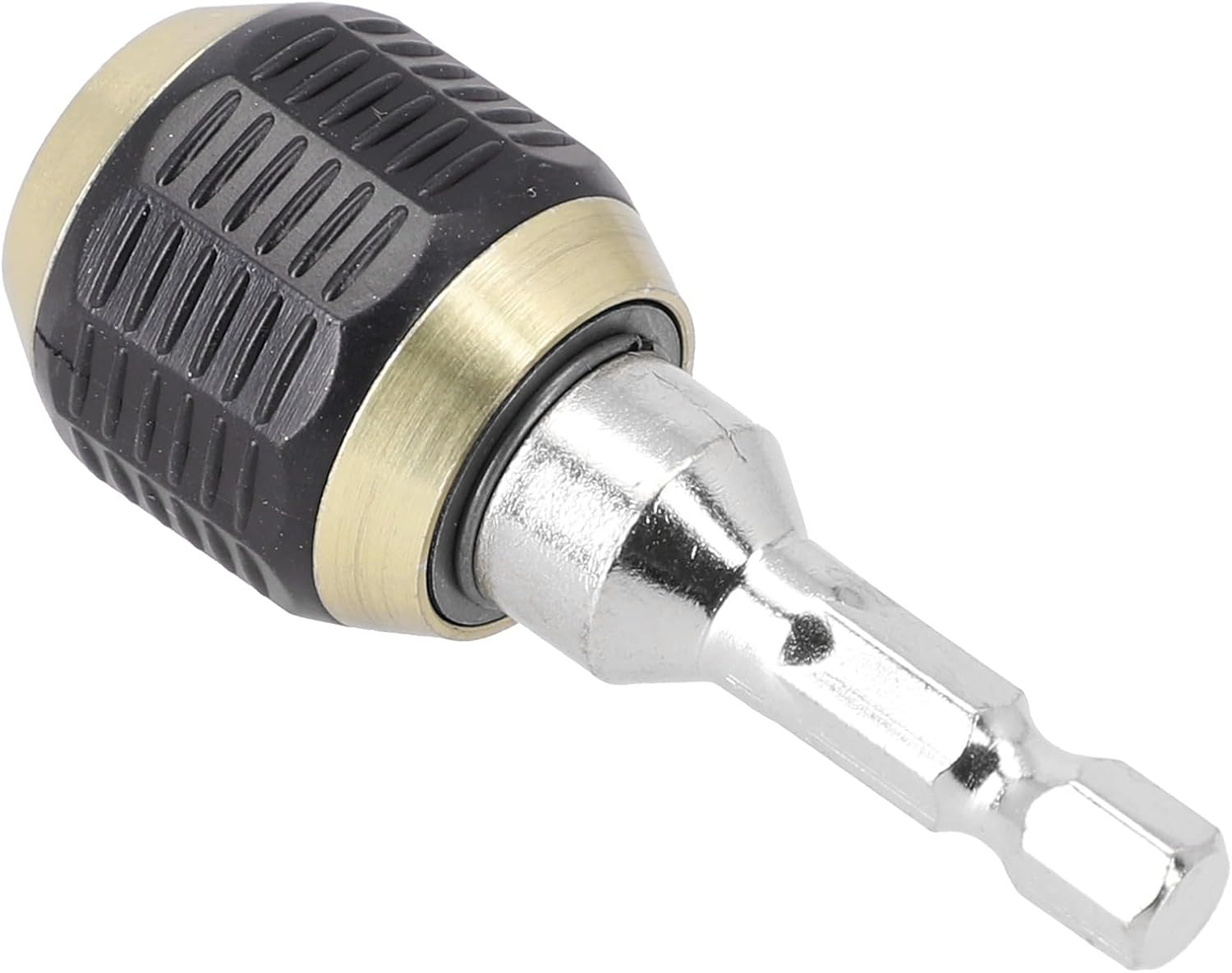 Quick Change Drill Chuck Adapter /4 Inch Hex Shank Converter Keyless Drill Bit Holder Electric Drill Quick Release Stainless Steel Chuck Adapter Hand Tighten