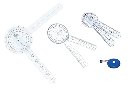 Elite Medical Instruments EMI Goniometer 4 Piece Set EGM-429TM - 12