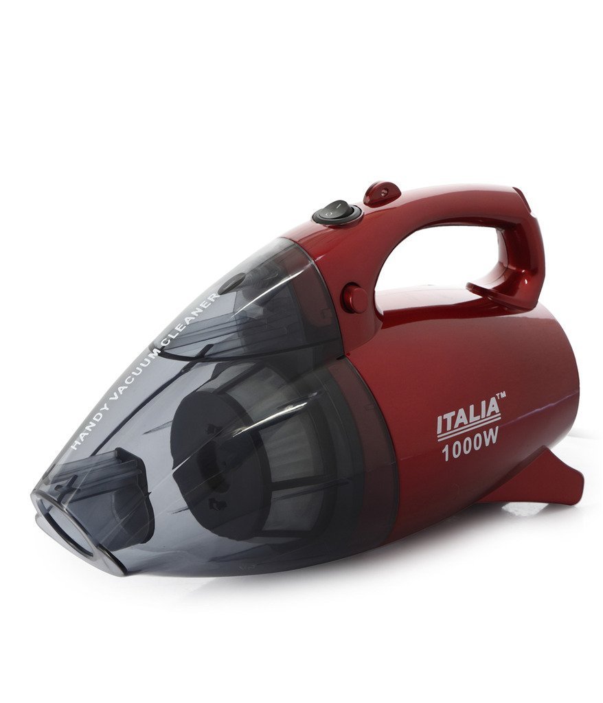 ITALIA IVC782Mv 1000 Watts Handheld Vacuum Cleaner (Red and Black