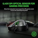 Razer DeathAdder Essential Gaming Mouse: 6400 DPI Optical Sensor - 5 Programmable Buttons - Mechanical Switches - Rubber Side Grips - Classic Black