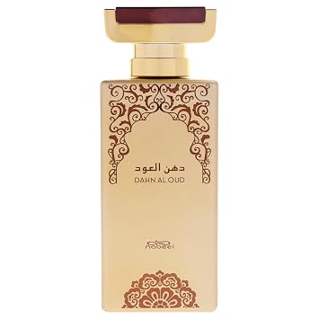 Nabeel Trendy Collection - Dahn Al Oud for Unisex - Arabian Perfume for Women & Men - Fragrance with Bergamot, Rose, Jasmine, Patchouli, and Oud Scent - Arabic Cologne - Travel Size - 3.3 oz EDP Spray