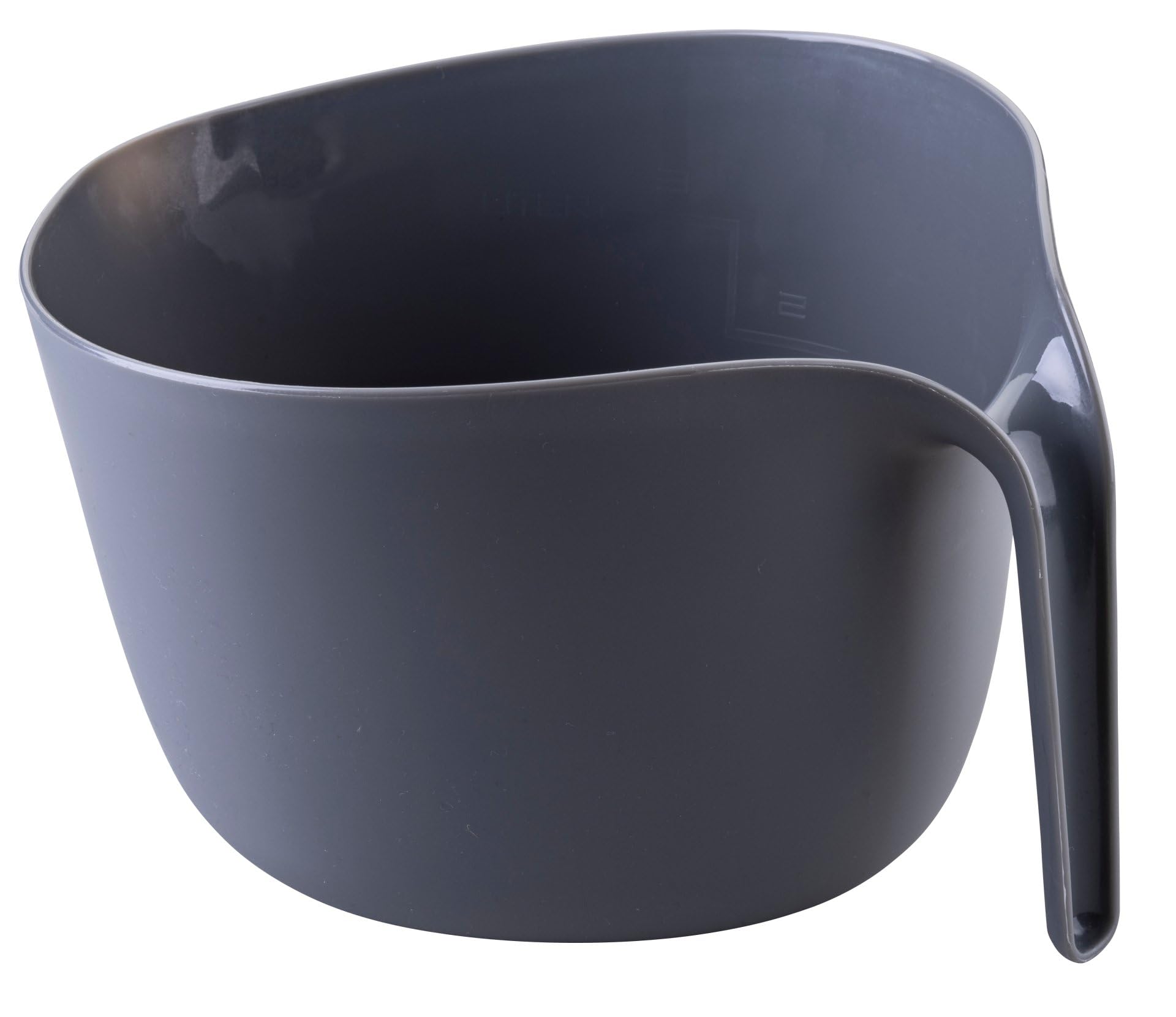 Dr. Oetker 2-tlg. Schüssel und Sieb-Set aus Kunststoff PP, Großer Griff, Stapelbar, Spülmaschinengeeignet, Grau/Rot, Ideal zum Waschen aller Arten von Obst, 3200ml Kapazität, 26x24x17cm