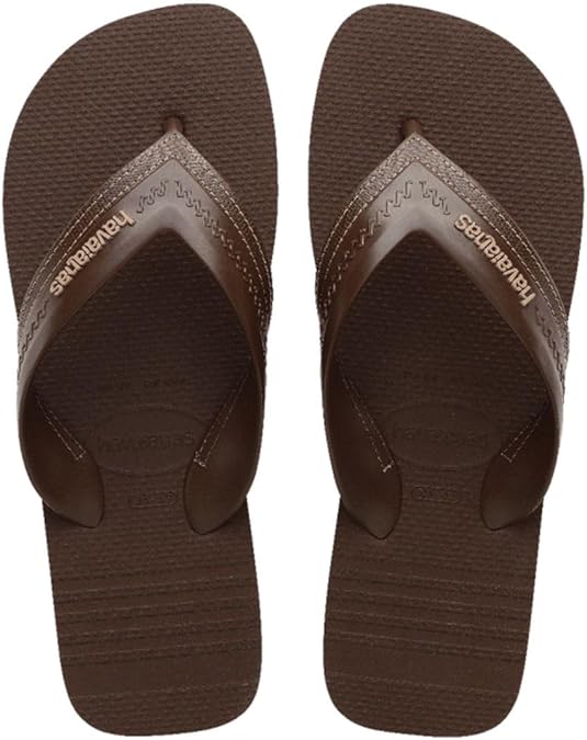 Chinelo Havaianas Hybrid BE Tira Larga Sola Reforçada Dia a dia Casual Moda (CAFE/CAFE, BR, Adulto, Faixa Numérico, 41, 42)