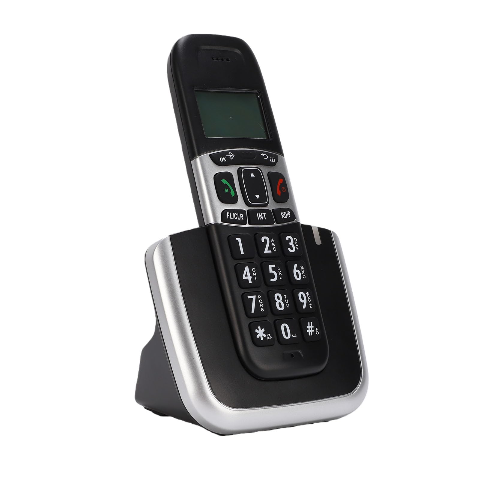 Annadue Telefono Cordless a 2 Ricevitori con DECT 6.0, Chiamata a 3 Vie, 2 Telefoni Cordless con Ampio Display, Tasti Grandi, Identificativo del Chiamante per Ufficio e Casa (Spina europea)