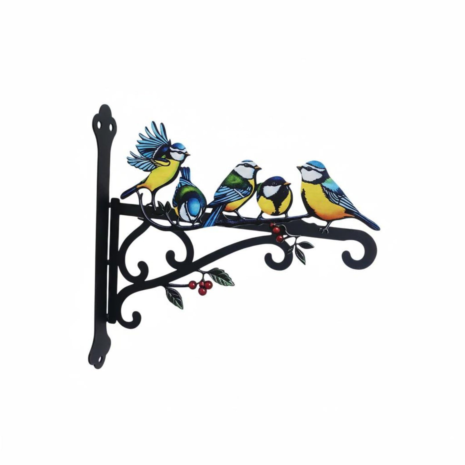 Outdoor Use Bird Wall Hook Multi-Purpose Metal Bird Wall Bracket Weather-Resistant Flower Basket Hanger Easy to Install for Courtyard, Bracket D | Home & Garden-picture-21