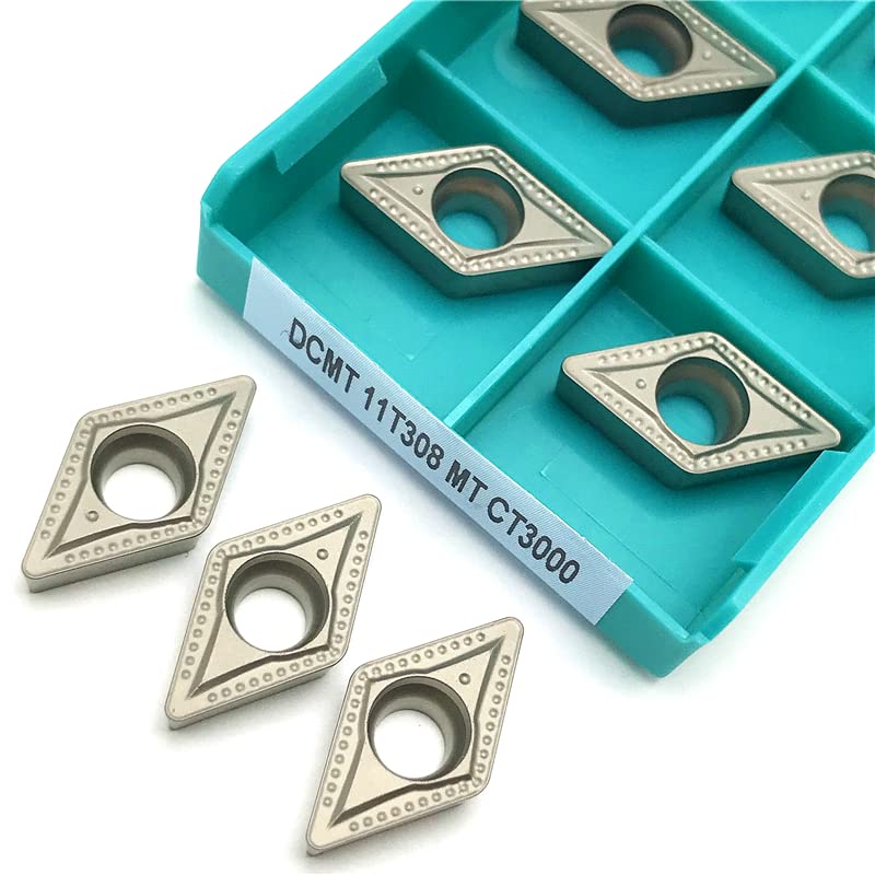 Juego de 10 inserciones para torno DCMT11T304 y DCMT11T308 miniatura 4