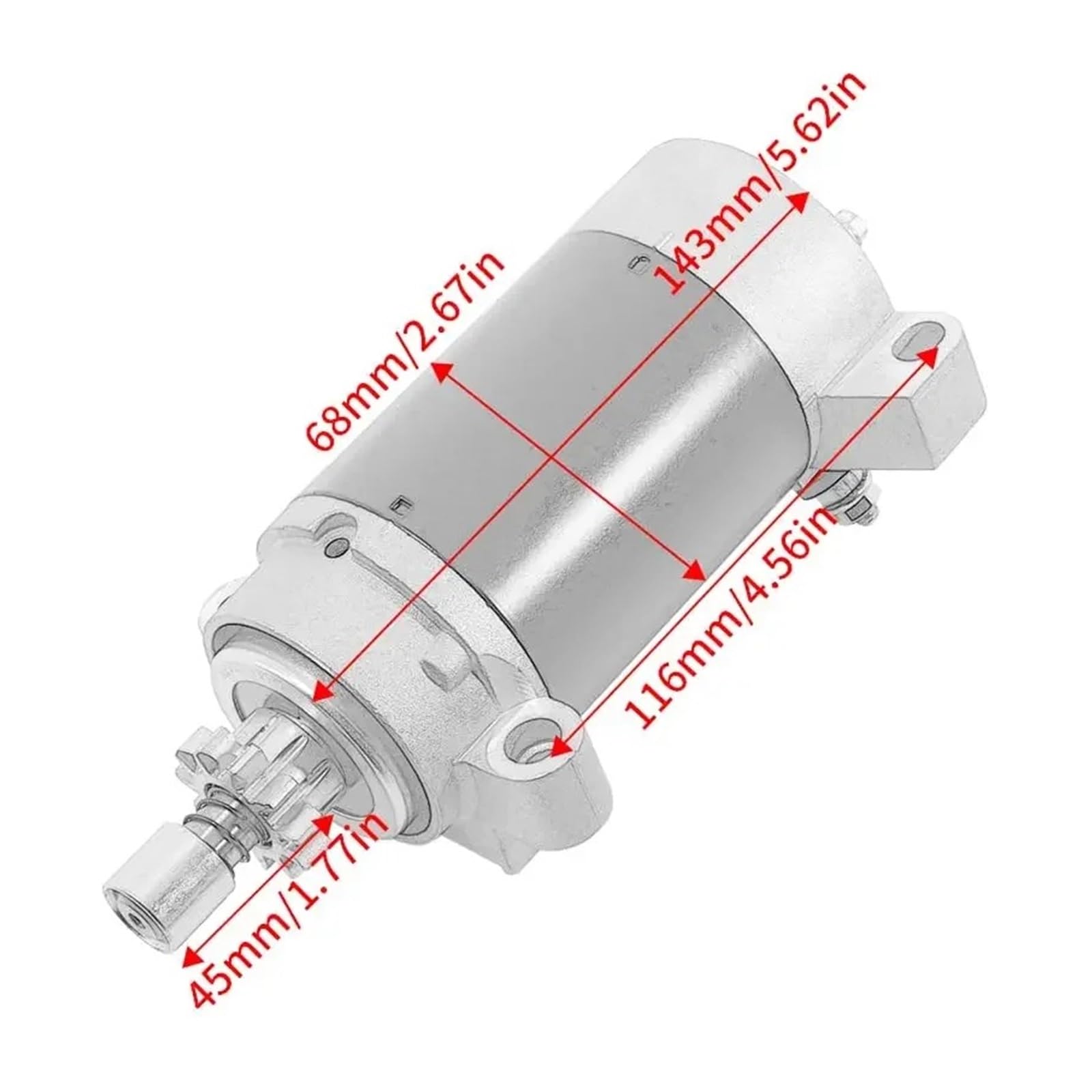 Per Motore Per Barche A 4 Tempi 15HP 20HP 2006 6AH-81800-00 6AH-81800-01 6AH-81800 Motorino Di Avviamento Avviatori solenoide