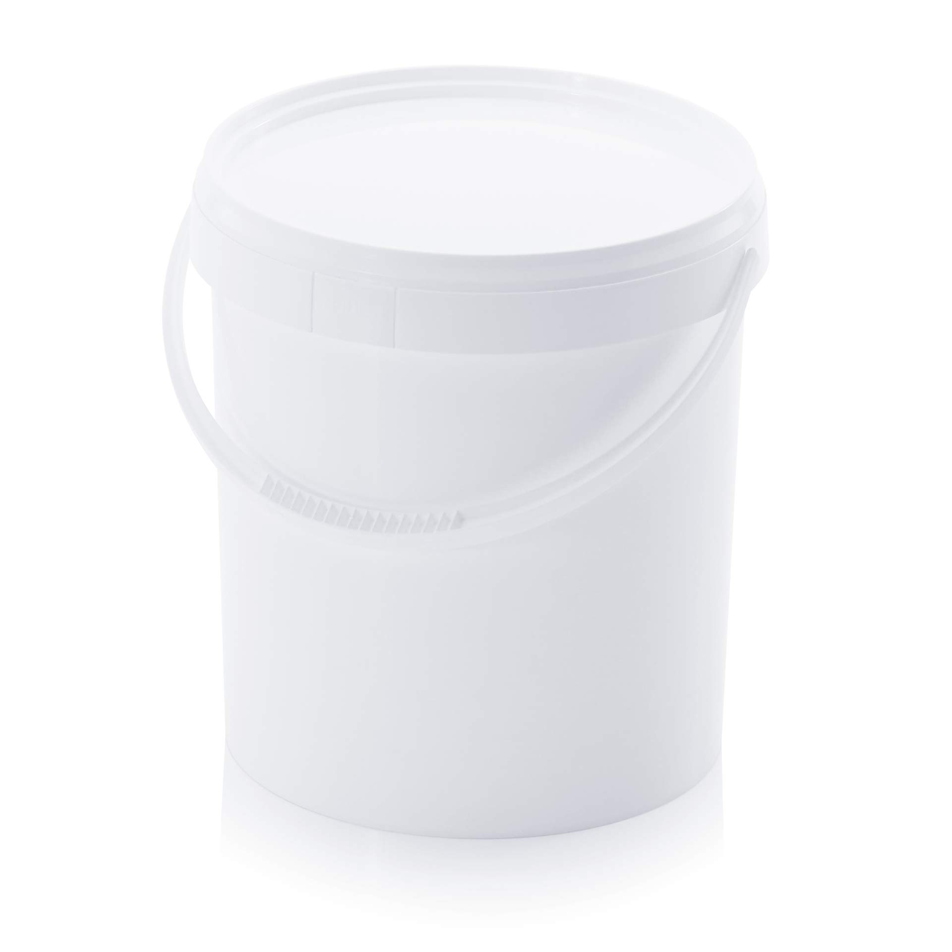 8X Eimer 10,8l mit Deckel * lebensmittelecht, Originalitätsverschluss 10l 8er Set