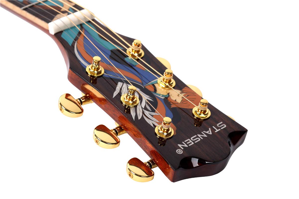 Amazon | Stansen T-930Cアコースティックギター、Cocobolo GFカット