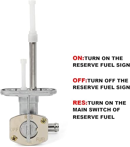Miniatura 6 de Válvula de combustible Petcock de 0.315 in compatible con YAMAHA Raptor 660 660R YFM660 YFM660R 2001 2002 2003 2004 2005 5LP-24500-01-00