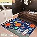 FADFAY Outer Space Kids Rug Cute Kids Room Carpet 39''52''