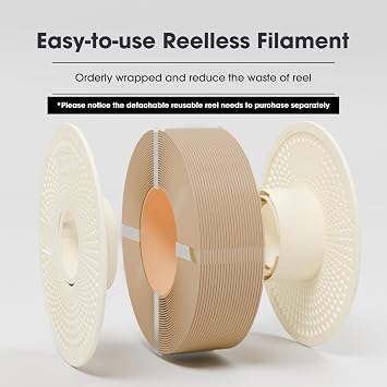 eSUN PLA+ Refilament 1.75mm, 3D Printer Refill PLA Plus, Dimensional Accuracy +/- 0.03mm, 1KG Spoolless 3D Printing Filament for 3D Printers, Black