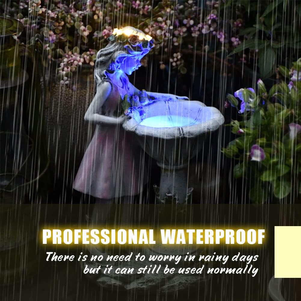 Fairy Garden Statue with Solar Light