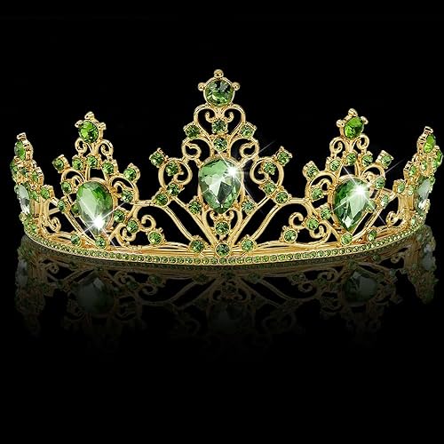 Vista 11 de AHONEY Diadema negra, Cristal, diamantes de imitación, aleación Dorado rojizo