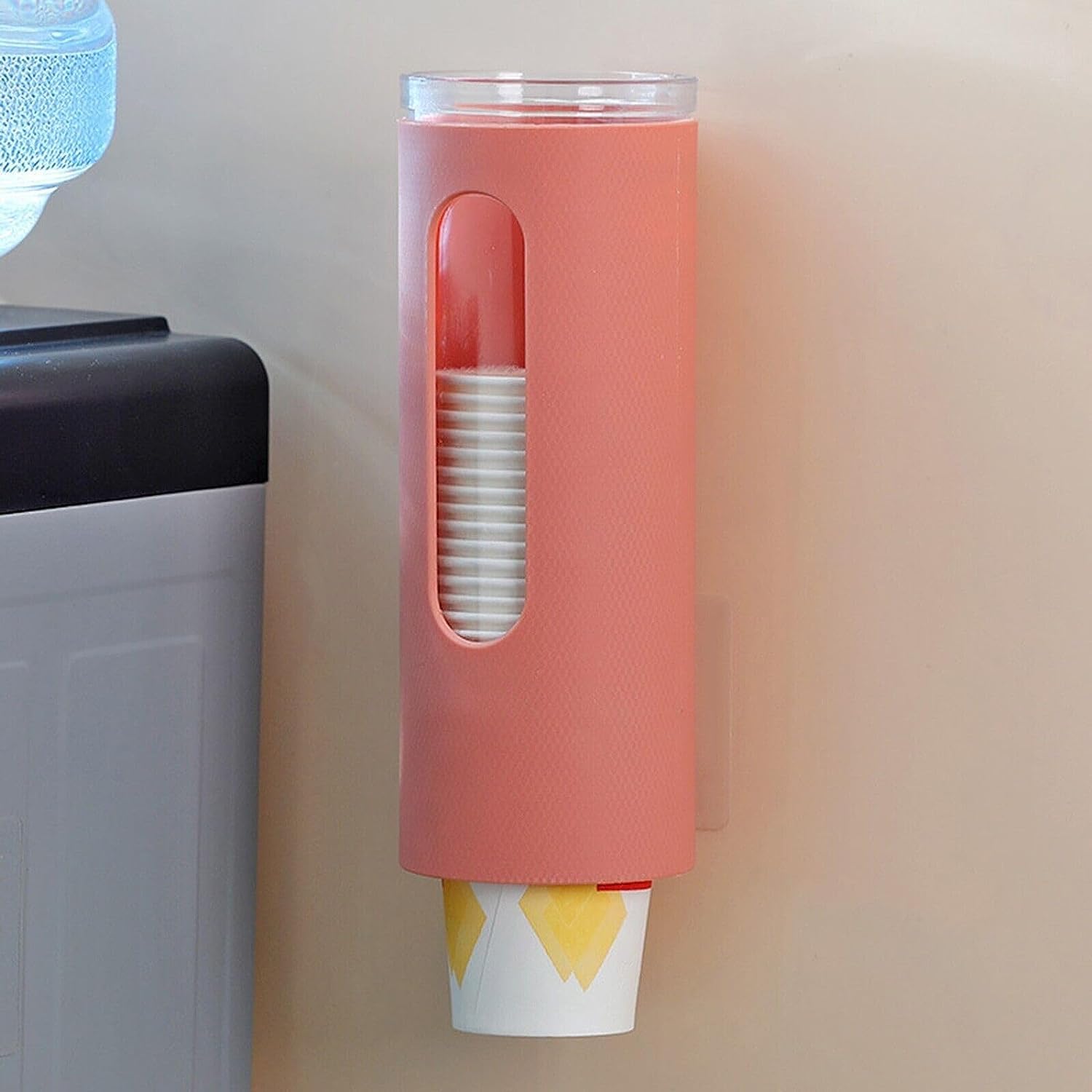 GOPAD Wall Mounted Paper Cup Dispenser Holder for Water Glass, Pull Type Automatic Paper Water Disposable Cups Holder Stand for Home Office Hospital Cafe (Multicolour / 1 Pcs) (B0CH4QM8P1) Amazon Price History, Amazon Price Tracker