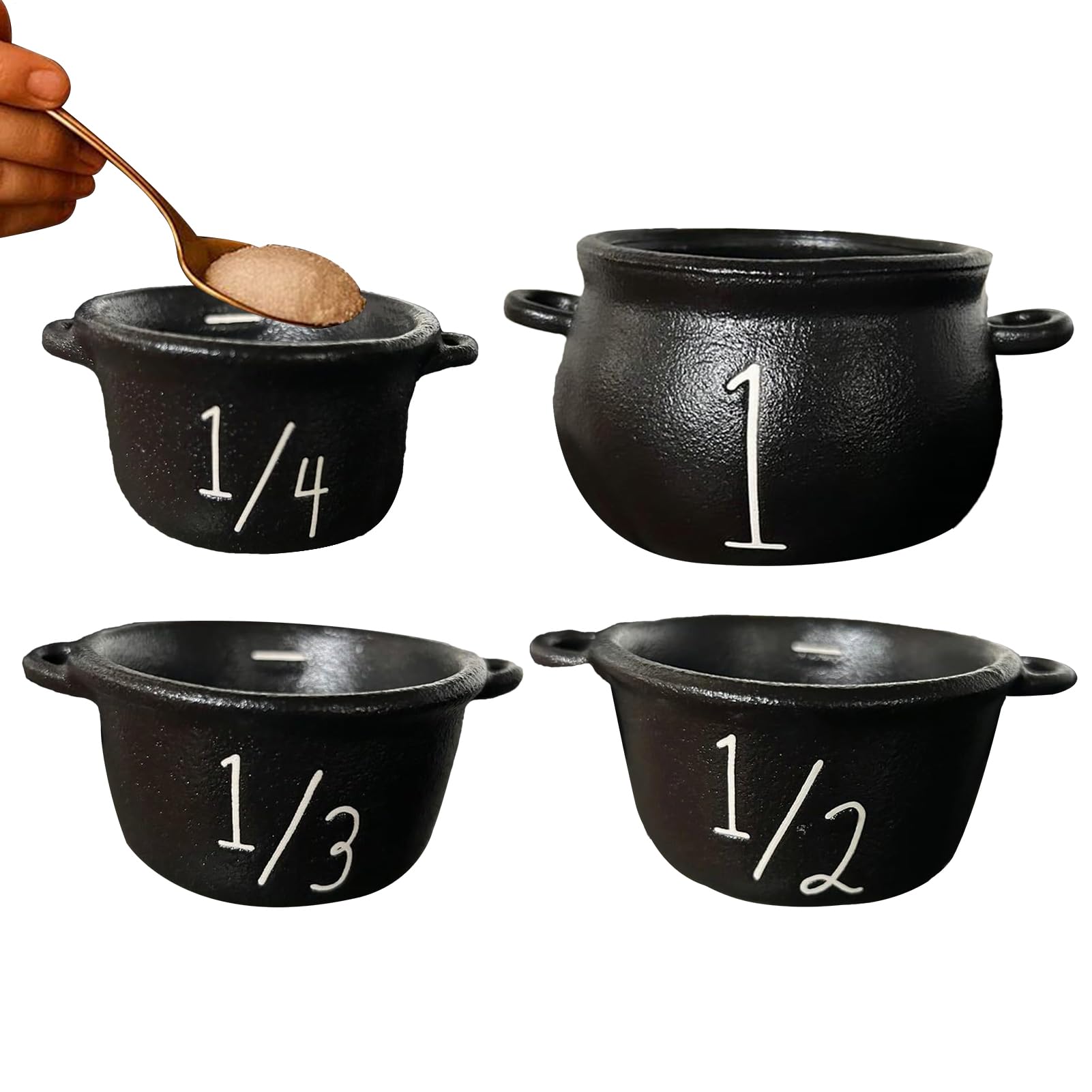 Caldero misterioso de cocina negro que soluciona la decoración de tu Halloween