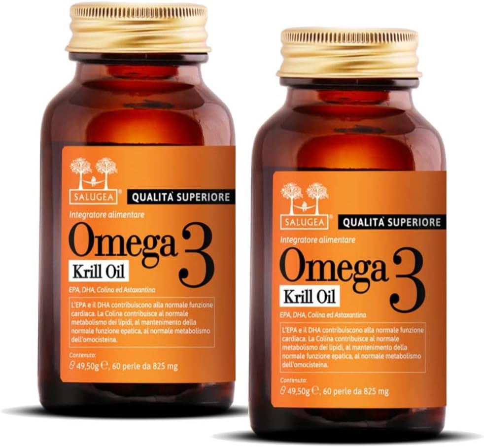 Salugea Omega 3 Krill Oil 60 Perle (2) : Amazon.it: Salute e cura della  persona