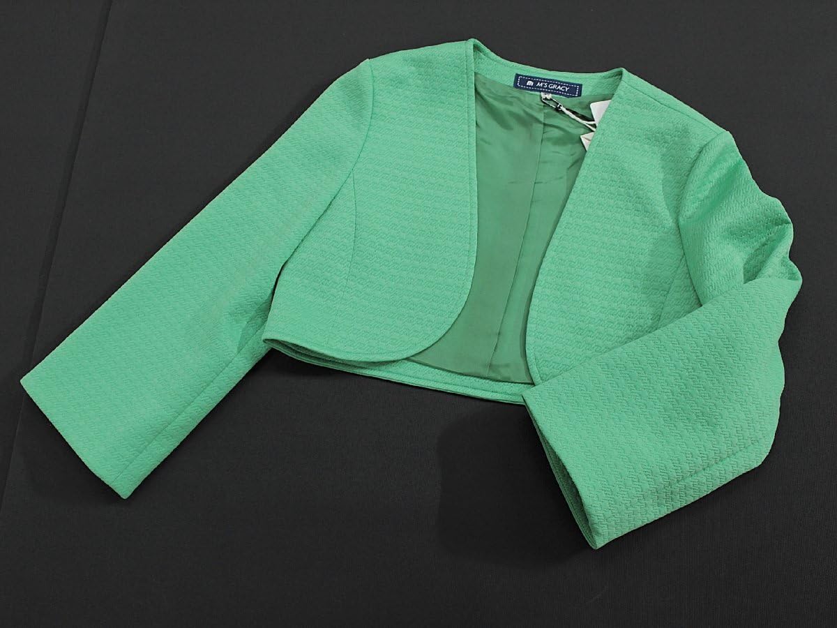 ☆エムズグレイシーボレロカーディガングリーン40☆ ☆エムズグレイシーボレロカーディガングリーン40☆ M'S GRACY