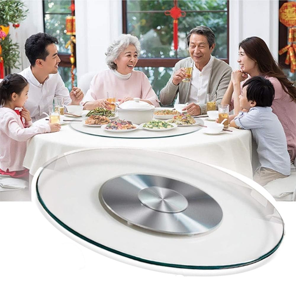 Assiette de service antidérapante rotative pour éviter les chutes de plats