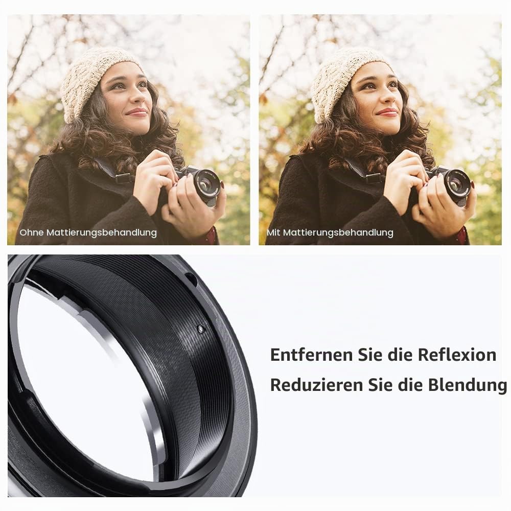 K&F CONCEPT EOS EF/EFS-FX Objektivadapter auf FujiFX Mount X-Pro1 X Kamera X-Serie spiegellose Kameras
