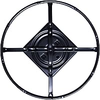 Vista 4 de Yoogu Silla reclinable resistente de 25.5 pulgadas, anillo para muebles, base giratoria de repuesto con placa de 10 pulgadas (25.5 pulgadas)