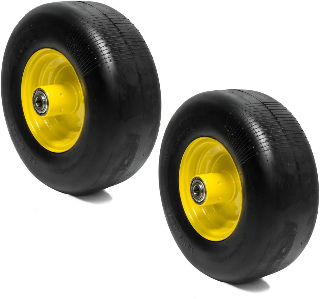 Set of 2 Flat Free Tire Assemblies 13x5.00-6 Compatible With B1WL58 TCA13769 TCA 13769 D38009