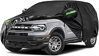 Vista 19 de Fundas impermeables de automóvil de repuesto para Ford Bronco 2021-2024 de 2 puertas, 6 capas para todo tipo de clima, cubierta de automóvil Bronco