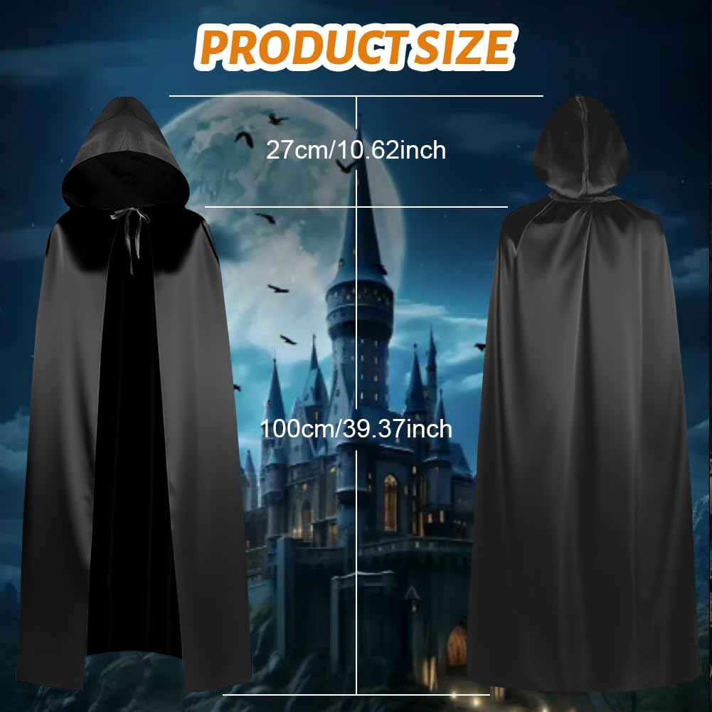AUYAO 7 Pcs Wizard Costume Wizard Outfit - Image 2