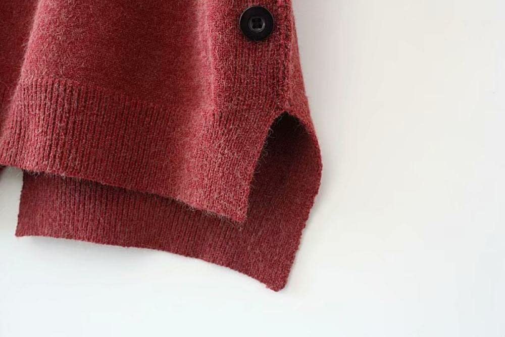 Maglione Senza Maniche,Gilet Lavorati A Maglia Da Donna Maglioni Sciolti Grigio Scuro Design A Petto Laterale Gilet Lavorato A Maglia Gilet Da Donna Casual Autunno Inverno Senza Maniche Canotta Magl