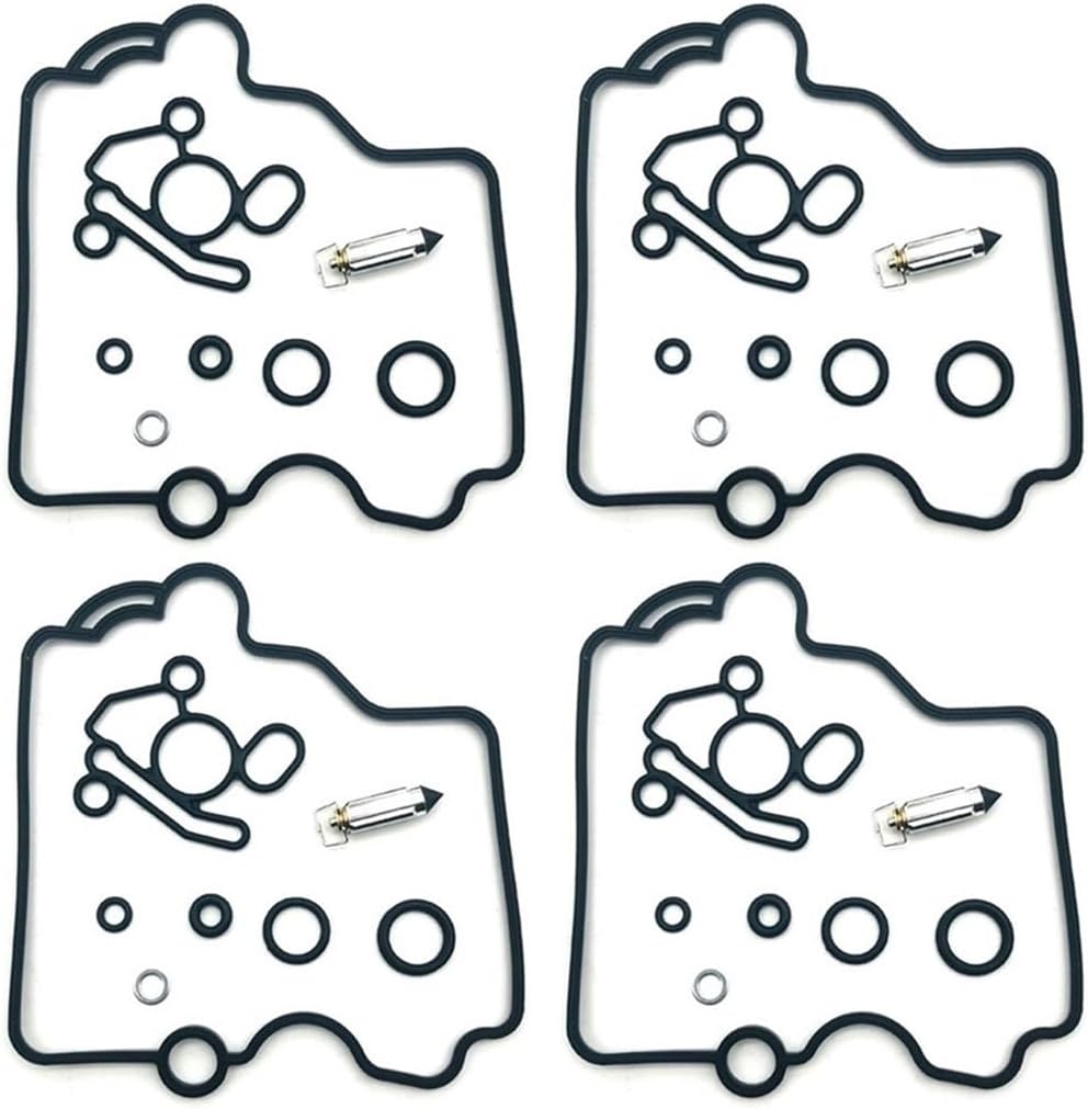 4セット オートバイキャブレター キャブレター リビルド修理キット スズキ RF600R RF600 R 1994-1996 RF9