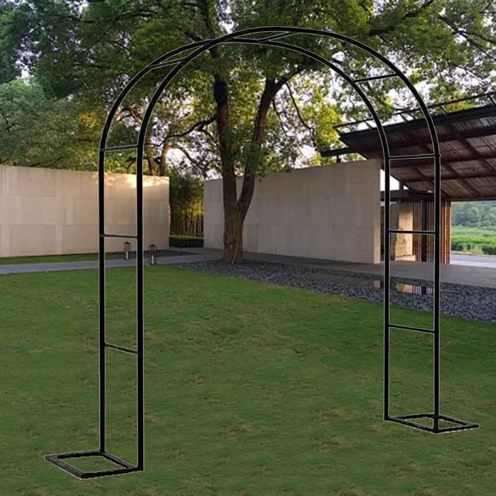 Arche de mariage en métal solide pour rosiers et plantes grimpantes de jardin L3.5m