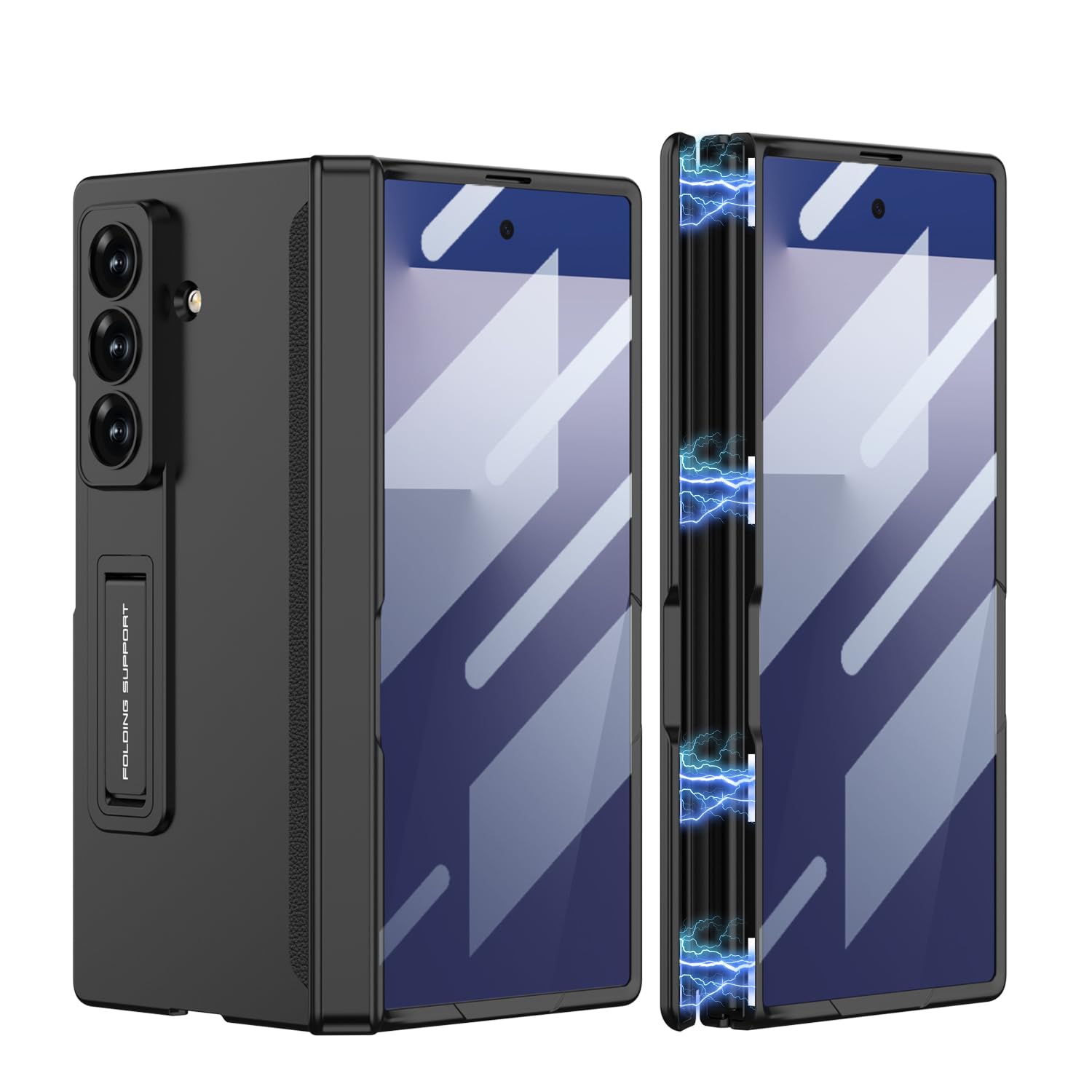 Amazon.co.jp: Galaxy Z Fold7 ケース ガラスフィルム付き