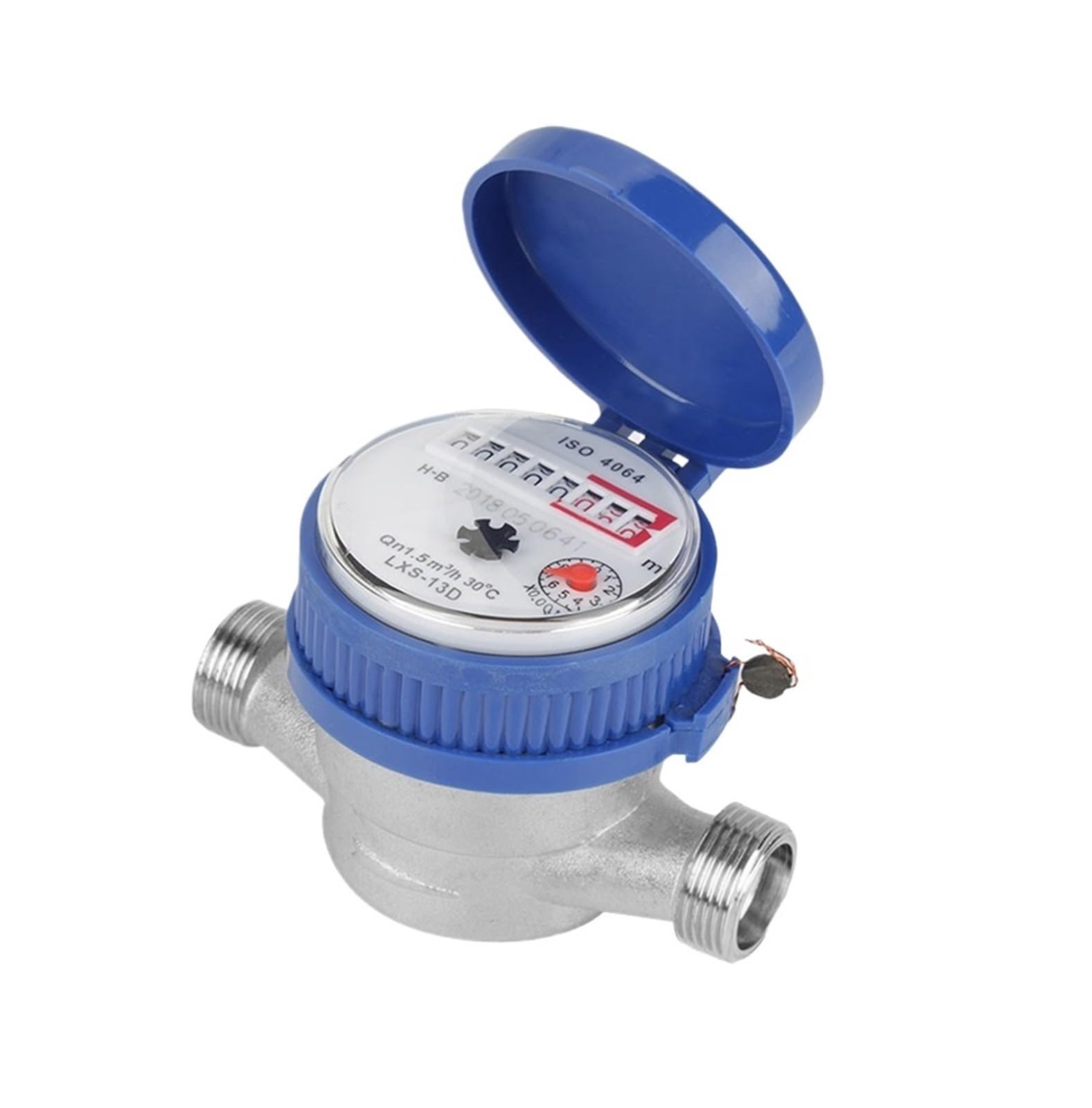 Compteur d'eau domestique 15mm 1/2 débitmètre mécanique pour réseau eau froide