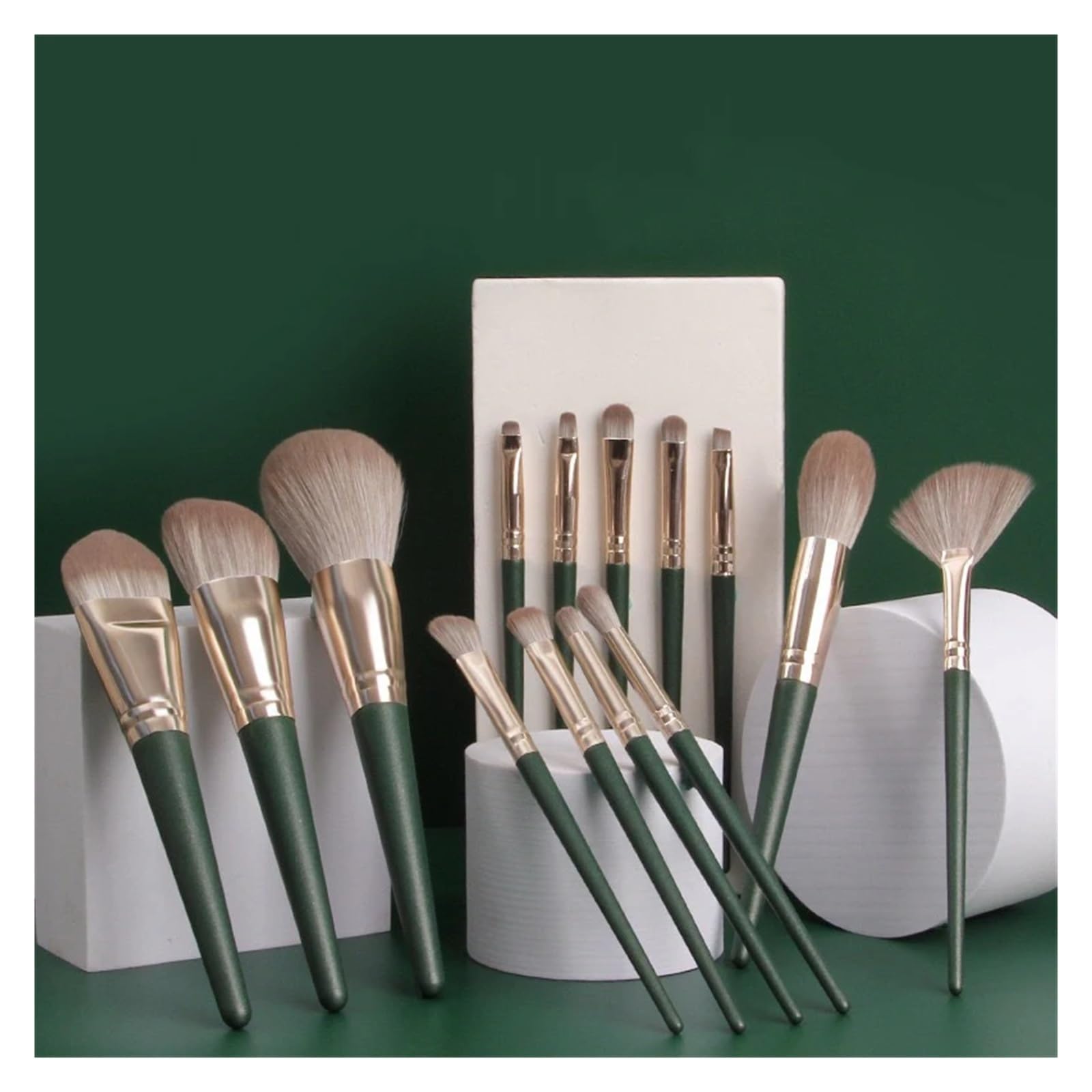 Professionelles 14-teiliges Make-up-Pinsel-Set for Puder, Foundation, Rouge, Blending, Lidschatten, Lippen, Kosmetik, Schönheit, weiche Borsten, Make-up-Pinsel