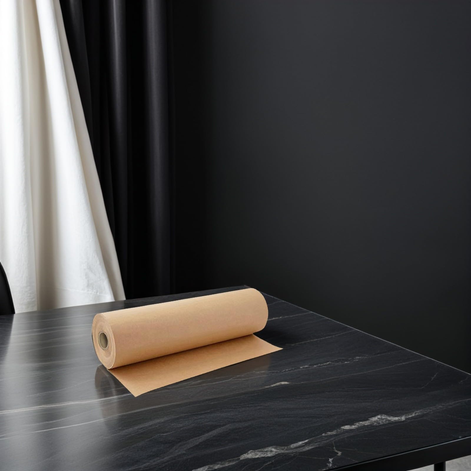 VINTORKY Rouleau Kraft d'Emballage Naturel 30 CM X 10 M pour Artistes et Artisans, Papier Kraft Brun Vierge, pour Dessin, Emballage et Bricolage Créatif