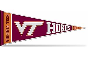 Rico Industries NCAA Virginia Tech Hokies Rally 12" x 30" Felt Wall Décor Pennant